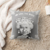 エリザベス女王 クッション (ブランケット)