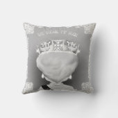 エリザベス女王 クッション (裏面)