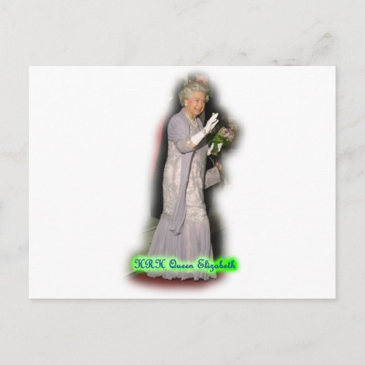 エリザベス女王 ポストカード (正面)