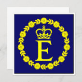 エリザベス女王 招待状 (正面/裏面)