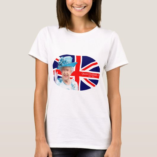 エリザベス女王 Tシャツ (正面)