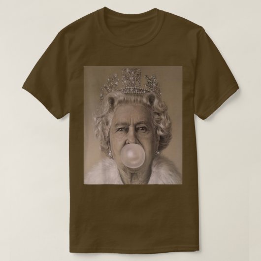 エリザベス女王 Tシャツ (デザイン正面)