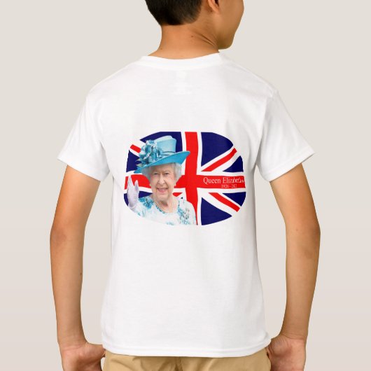 エリザベス女王 Tシャツ (裏面)