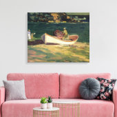 エリザベス岬の漁師（メイン州，米国） キャンバスプリント (インサイチュ (リビング))