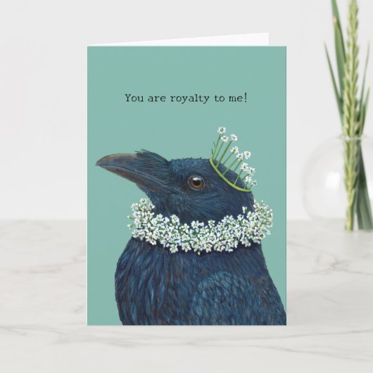 エリザベス朝のレイヴンのカード カード (正面)