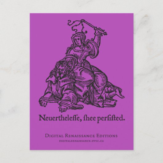 エリザベス朝はがき ポストカード (正面)