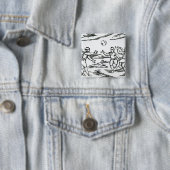 エリザベス朝フットボール 缶バッジ (インサイチュ)