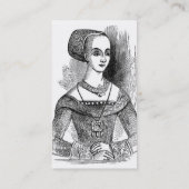 エリザベス朝服名刺 名刺 (裏面)