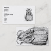 エリザベス朝服名刺 名刺 (正面/裏面)