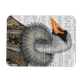 エリザベス朝白鳥 マグネット (横)