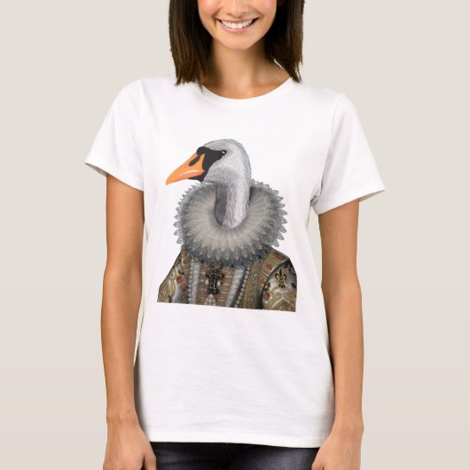 エリザベス朝白鳥 Tシャツ (正面)