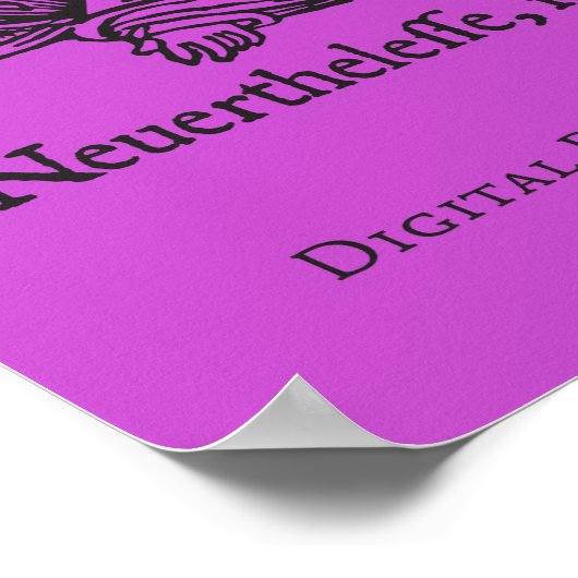 エリザベス朝 ポスター (角)