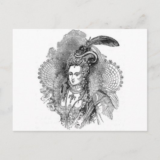 エリザベス朝 ポストカード (正面)