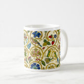 エリザベス様式のスワール刺繍 – Goldwork imitation コーヒーマグカップ (正面右)