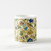 エリザベス様式のスワール刺繍 – Goldwork imitation コーヒーマグカップ (中央)