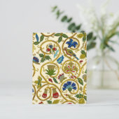 エリザベス様式のスワール刺繍 – Goldwork imitation ポストカード (スタンド正面)