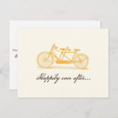 エリザベス用2ヴィンテージ用カスタム自転車 案内ポストカード (正面/裏面)