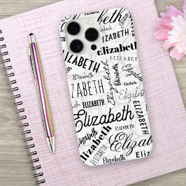 エリザベス白黒 iPhone 16 PRO MAXケース