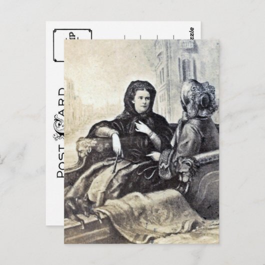 エリザベス皇后オーストリア – シシ,シシ,ヴェネツィア ポストカード (正面/裏面)