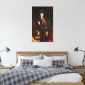 エリザベス皇后オーストリア， 1883 キャンバスプリント (インサイチュ (寝室))