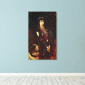 エリザベス皇后オーストリア， 1883 キャンバスプリント (インサイチュ (ウッドフロア))