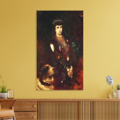 エリザベス皇后オーストリア， 1883 キャンバスプリント (インサイチュ (リビング))