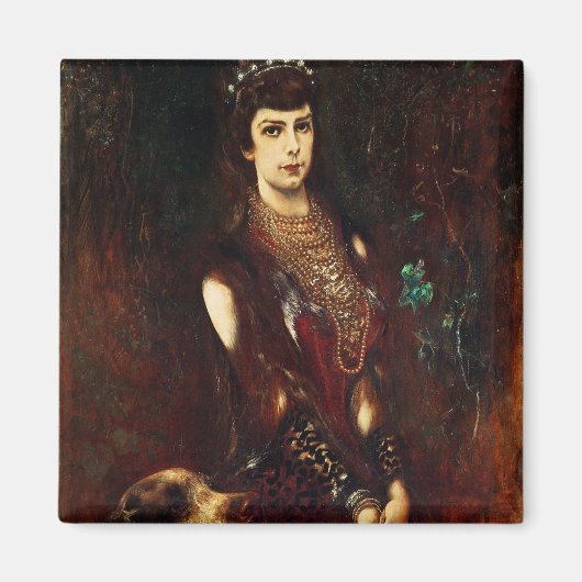 エリザベス皇后オーストリア， 1883 マグネット (正面)