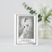 エリザベス皇后 – シシ暗殺カード#023H ポストカード (スタンド正面)