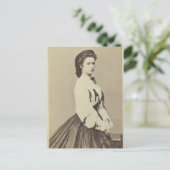 エリザベス皇后 – シシ – オーストリアのシシ1864 ポストカード (スタンド正面)