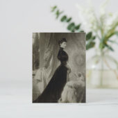 エリザベス皇后 – 犬とのシシ#022H ポストカード (スタンド正面)