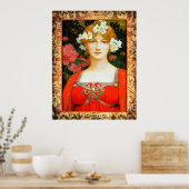 エリザベス絵画・ソンスレルは乙女だ。 ポスター (キッチン)