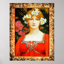 エリザベス絵画・ソンスレルは乙女だ。 ポスター