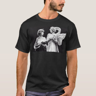 エリザベス遊女王は天使としてギターを弾く。 Tシャツ