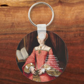 エリザベス1キーチェーン キーホルダー (正面)