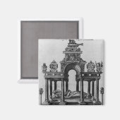 エリザベス1世の墓， 1620 マグネット (正面/裏面)