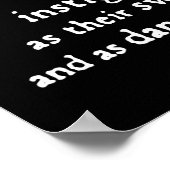 エリザベス1世引用文オン・ウォー ポスター (角)