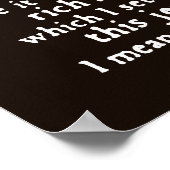 エリザベス1世「ゴールデンスピーチ」引用文 ポスター (角)