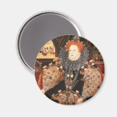 エリザベス1世 マグネット (正面/裏面)