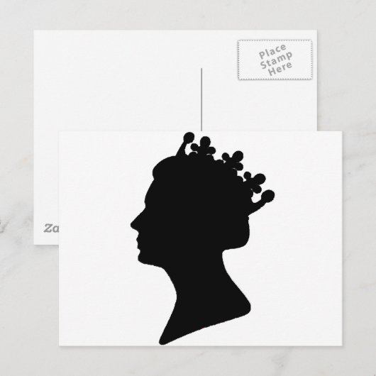 エリザベス2世 ポストカード (正面/裏面)