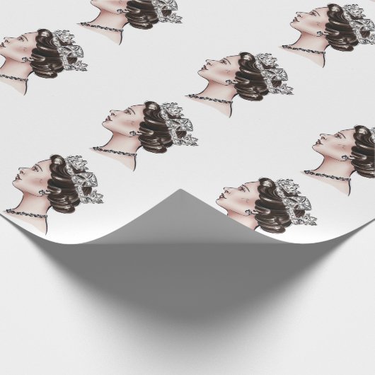 エリザベス2世 ラッピングペーパー (角)