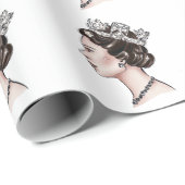 エリザベス2世 ラッピングペーパー (ロールコーナー)