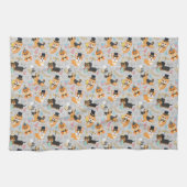 エリザベス2世 | Queen's Platinum Jubilee 2022 キッチンタオル (横)