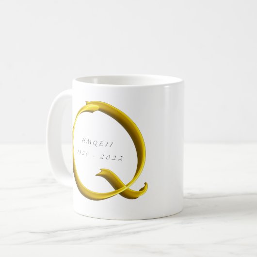 エリザベス2女王記念記念式典 コーヒーマグカップ (正面左)