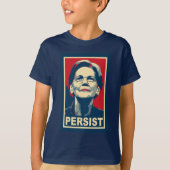 エリザベス・ウォーレン持続 Tシャツ (正面)