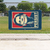 エリザベス・ウォーレン氏 横断幕 (インサイチュ)