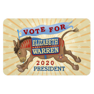 エリザベス・ウォーレン2020年民主党議員ロバ大統領 マグネット
