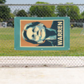 エリザベス・ウォーレン 横断幕 (インサイチュ)