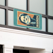 エリザベス・ウォーレン 横断幕 (ビルの外側)