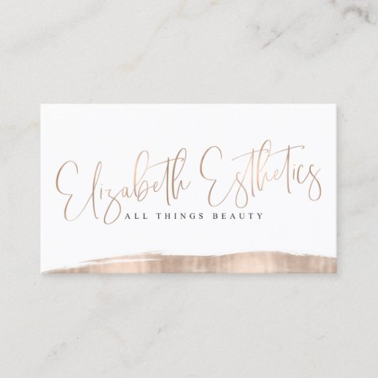 エリザベス·エステティクス 名刺 (正面)