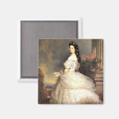 エリザベス，オーストリアの皇后 マグネット (正面/裏面)